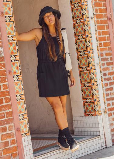 Railay Pocket Dress, Color: Black, image 2