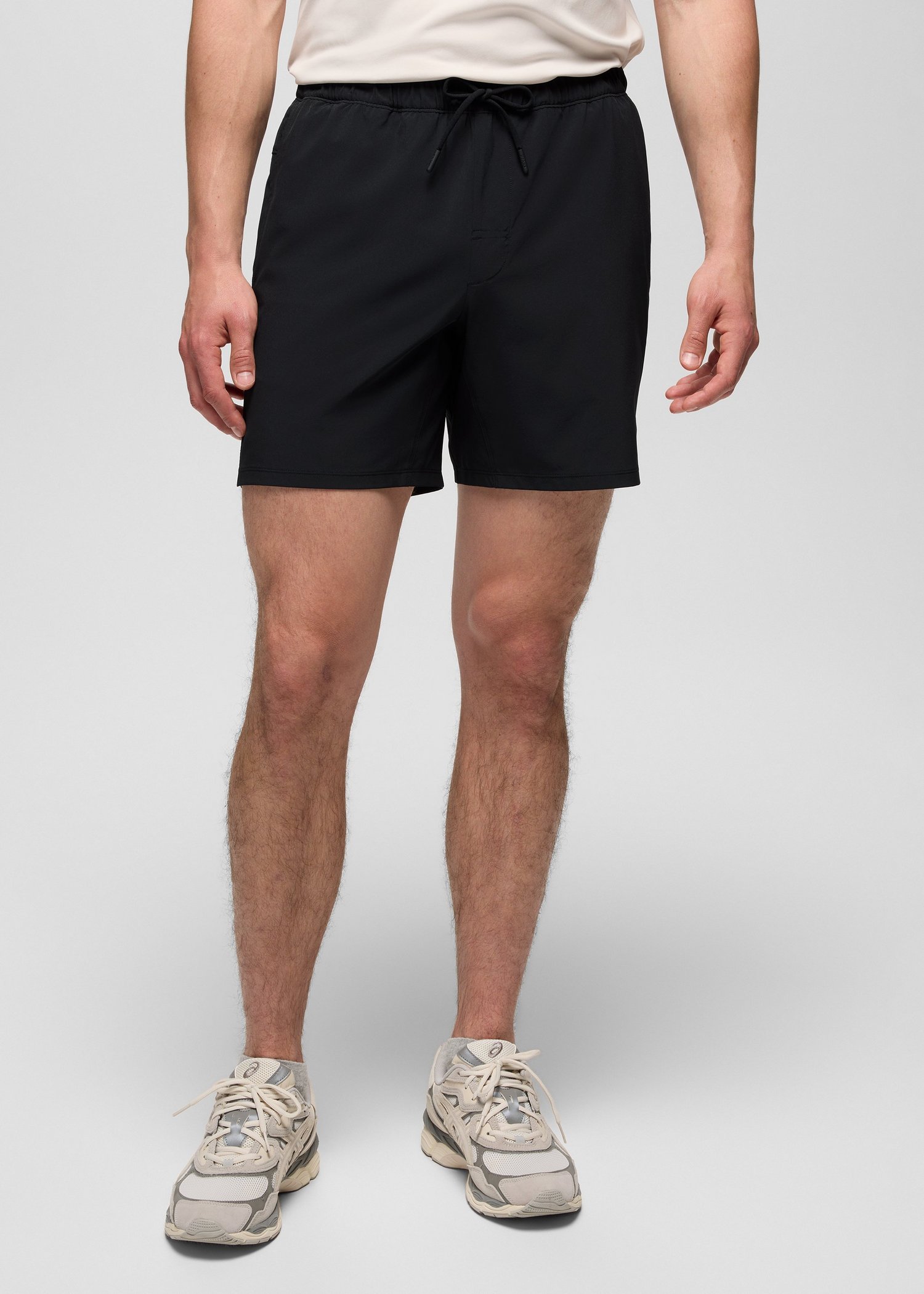 Mens prAna Discovery Trail Short - Black