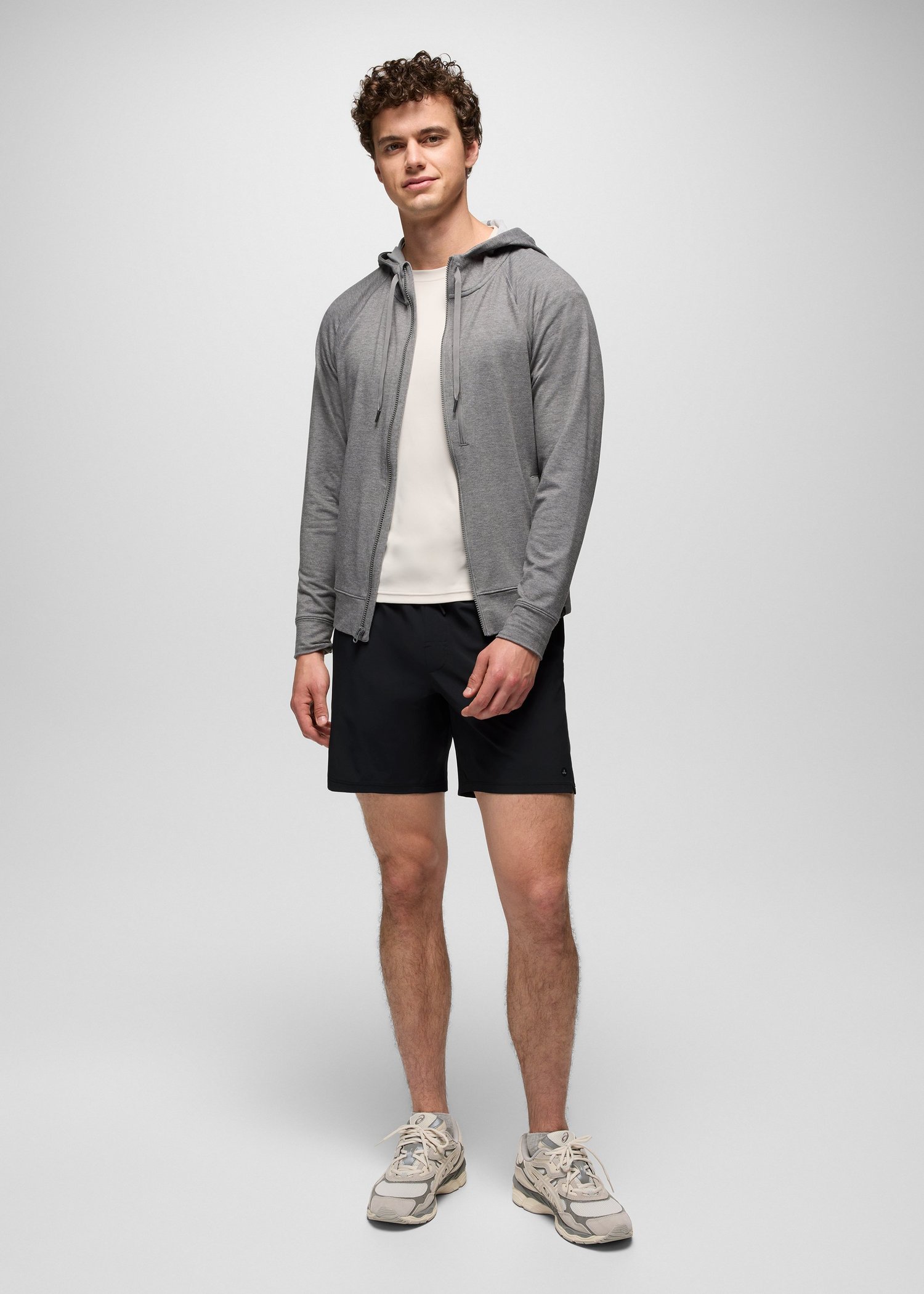 Mens prAna Discovery Trail Short - Black