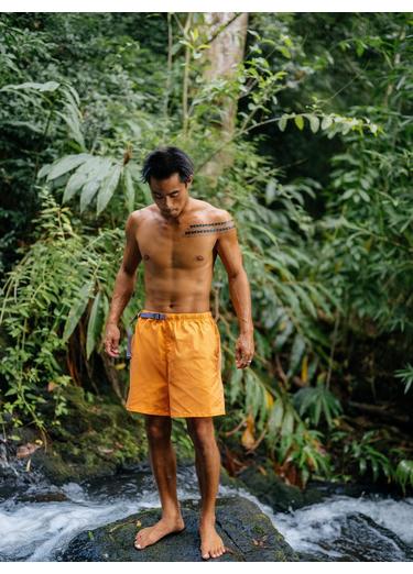 Stretch Zion Pull On Short, Color: Papaya, image 4