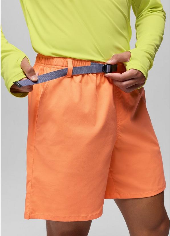 Stretch Zion Pull On Short, Color: Papaya, image 3