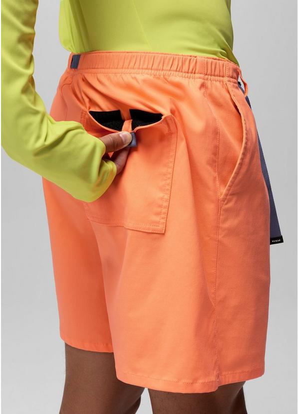 Stretch Zion Pull On Short, Color: Papaya, image 5