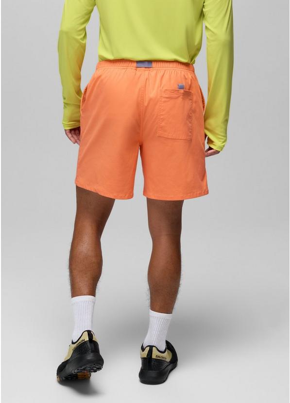 Stretch Zion Pull On Short, Color: Papaya, image 2