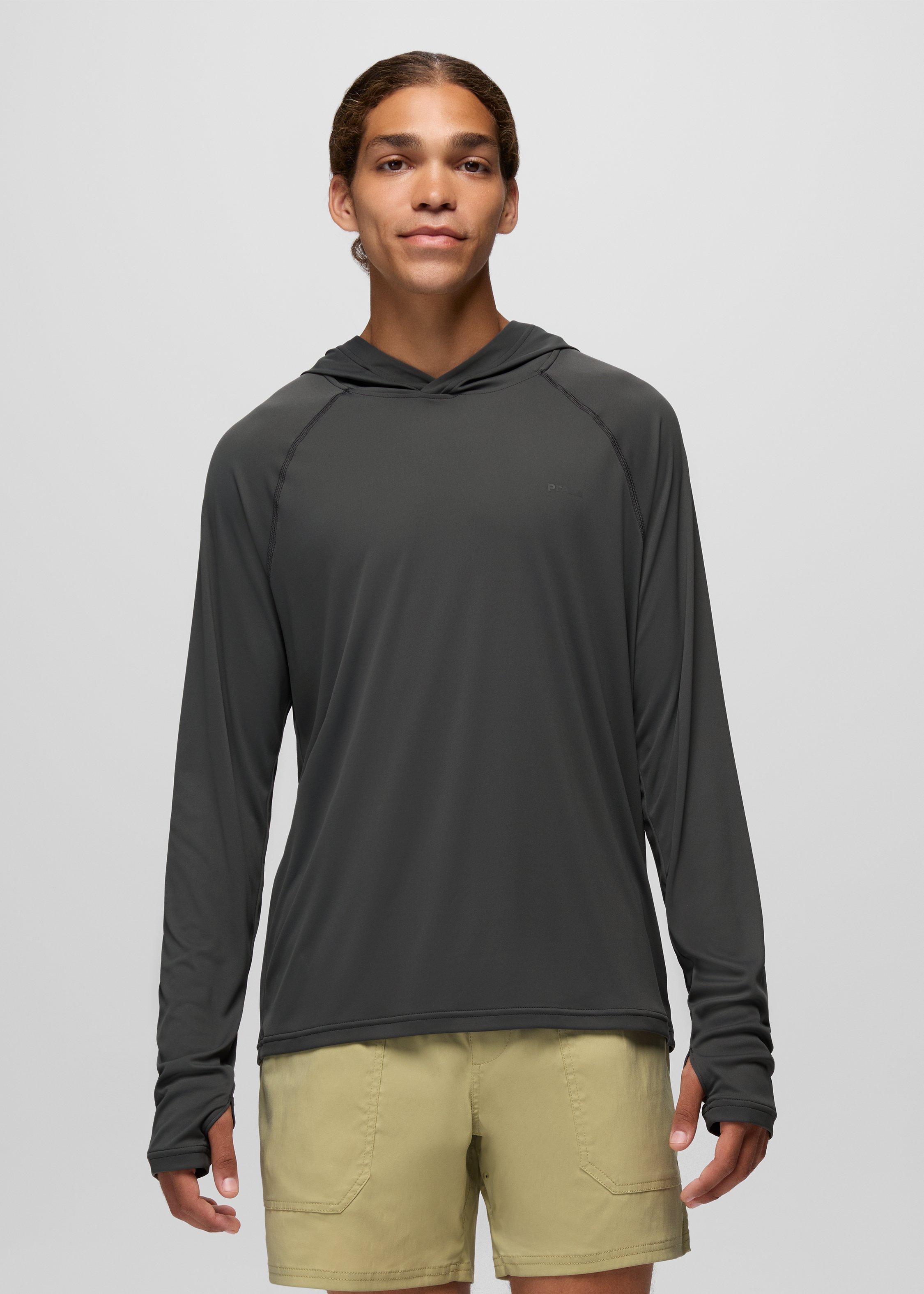 Mens prAna Sol Shade Hoodie - Shadow