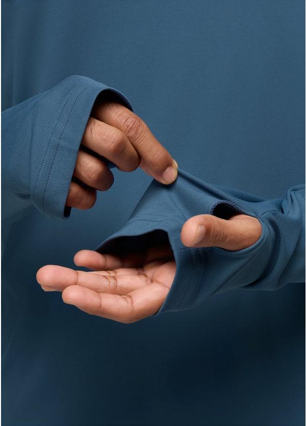 Sol Shade Hoodie, Color: Bluff Blue, image 4