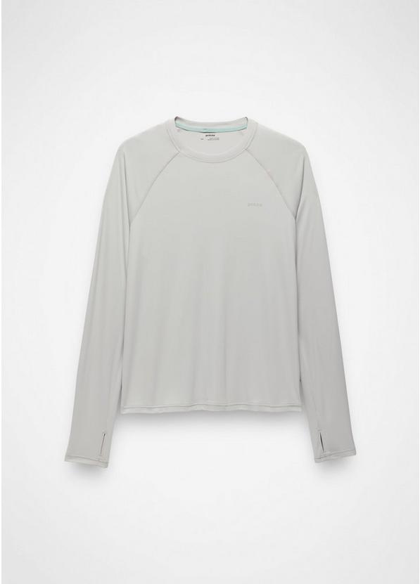 Sol Shade Long Sleeve Crew, Color: River Rock, image 6