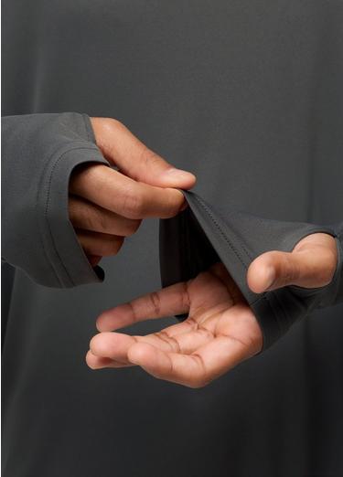 Sol Shade Long Sleeve Crew, Color: Shadow, image 16