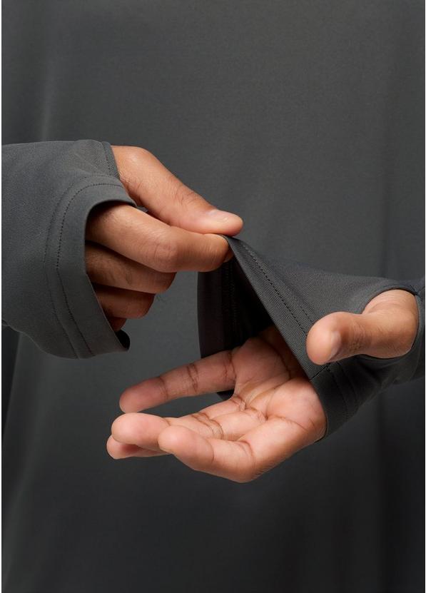 Sol Shade Long Sleeve Crew, Color: Shadow, image 4