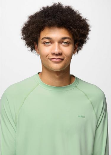 Sol Shade Long Sleeve Crew, Color: Bio Mint, image 4