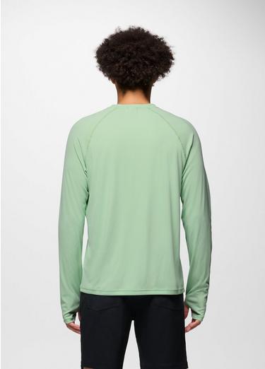 Sol Shade Long Sleeve Crew, Color: Bio Mint, image 2