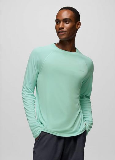 Sol Shade Long Sleeve Crew, Color: Sea Glass, image 9
