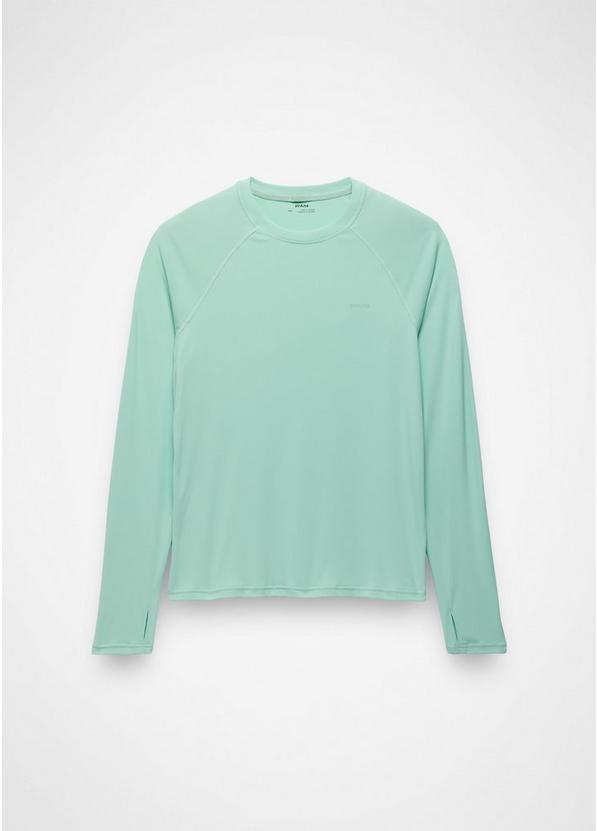 Sol Shade Long Sleeve Crew, Color: Sea Glass, image 6