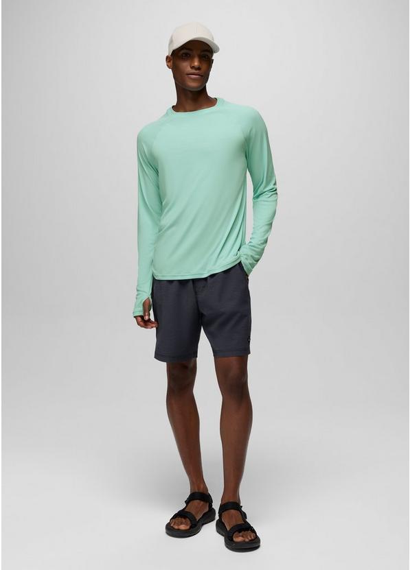 Sol Shade Long Sleeve Crew, Color: Sea Glass, image 5