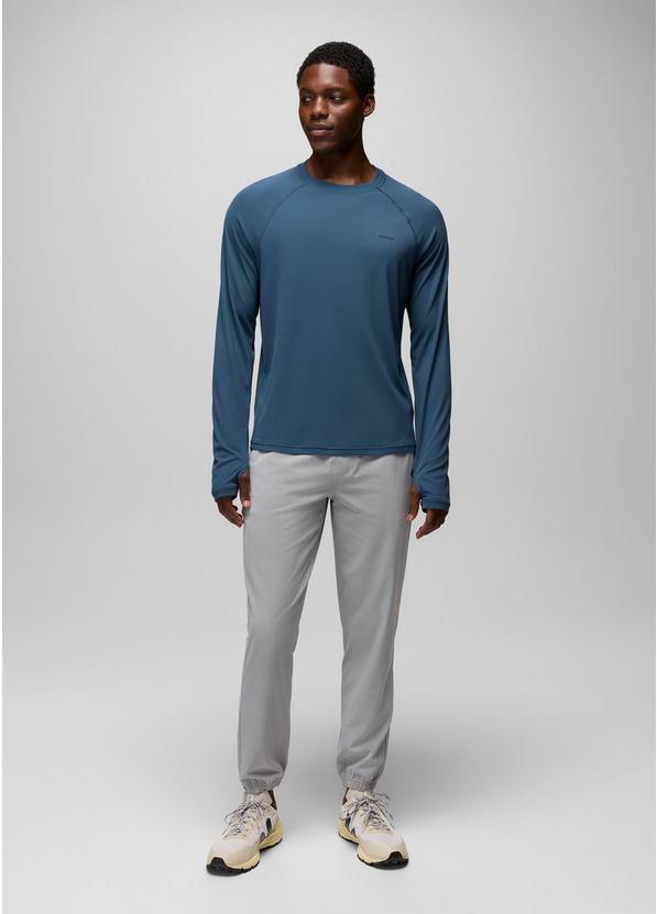Sol Shade Long Sleeve Crew, Color: Bluff Blue, image 5
