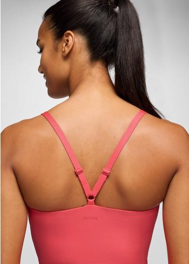 prAna Sculpt  Adjustable Cami, Color: Rose Fire, image 3