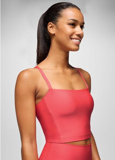 prAna Sculpt  Adjustable Cami, Color: Rose Fire, image 4