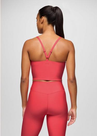 prAna Sculpt  Adjustable Cami, Color: Rose Fire, image 6