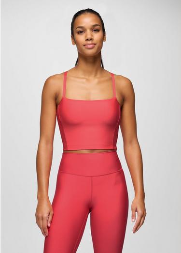 prAna Sculpt  Adjustable Cami, Color: Rose Fire, image 5