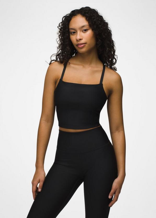 prAna Sculpt  Adjustable Cami, Color: Black, image 1