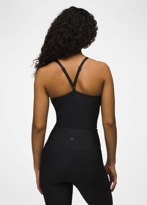 prAna Sculpt  Adjustable Cami, Color: Black, image 2