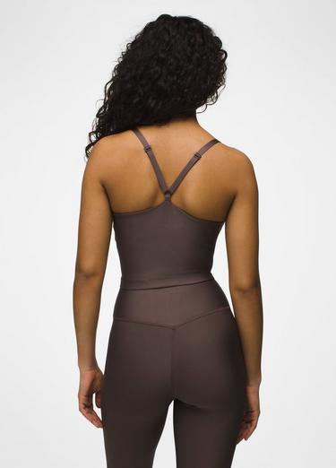 prAna Sculpt  Adjustable Cami, Color: Light Espresso, image 10
