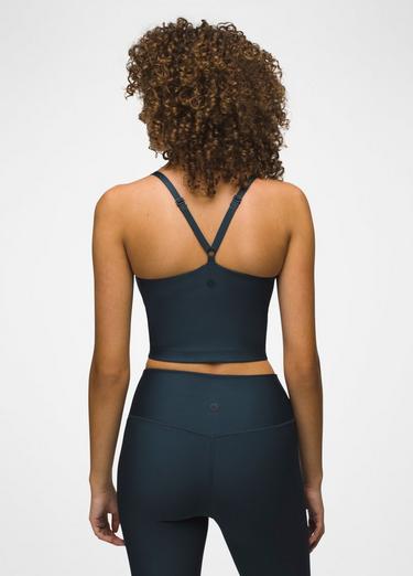 prAna Sculpt  Adjustable Cami, Color: Stormy Night, image 8