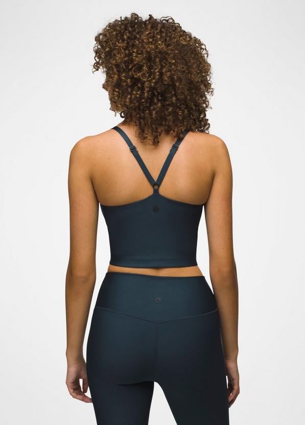 prAna Sculpt  Adjustable Cami, Color: Stormy Night, image 2