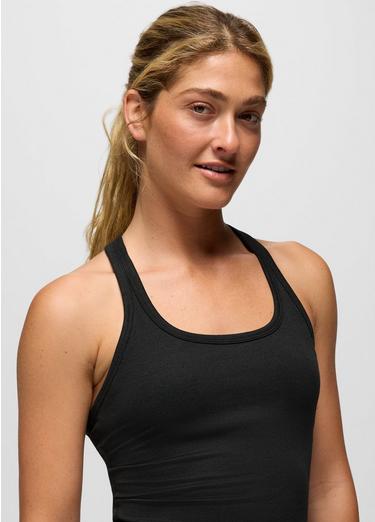 Heavana Racerback Tank, Color: Black Heather, image 15
