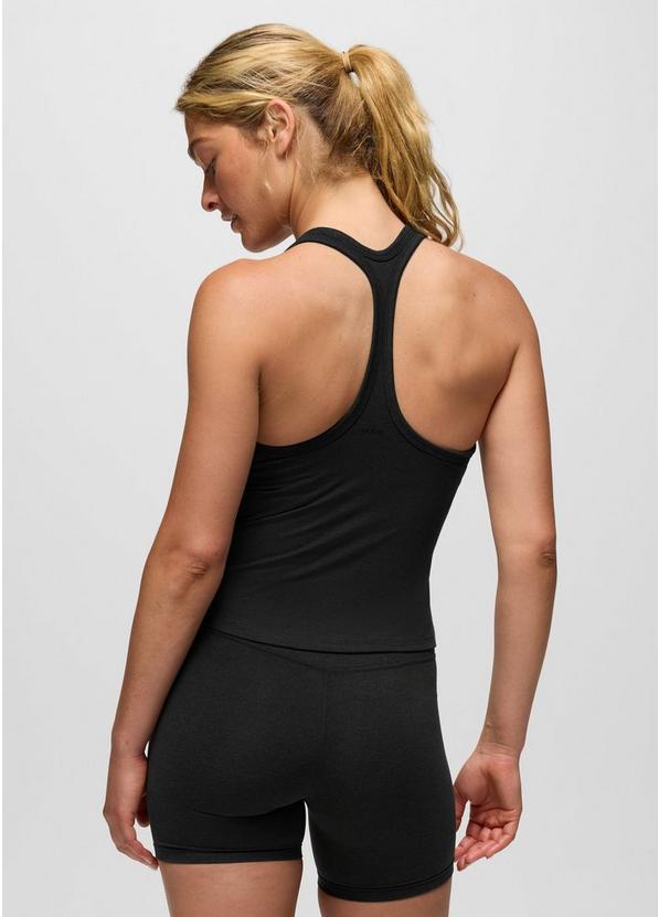 Heavana Racerback Tank, Color: Black Heather, image 2