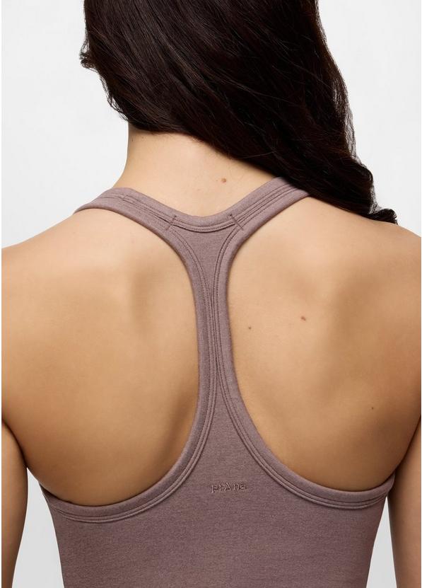 Heavana Racerback Tank, Color: Carob Heather, image 4