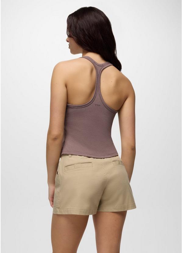 Heavana Racerback Tank, Color: Carob Heather, image 2