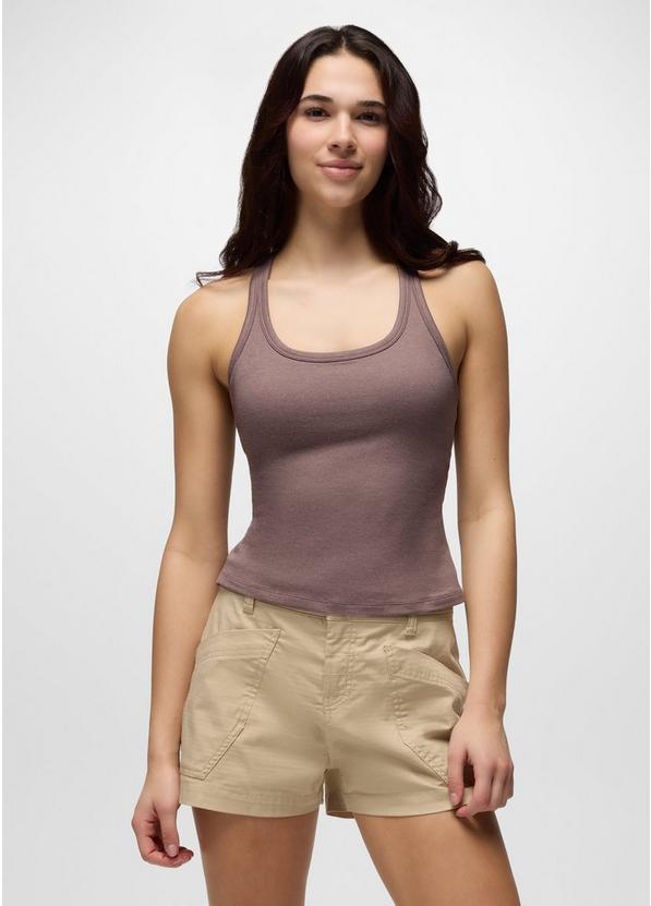 Heavana Racerback Tank, Color: Carob Heather, image 1