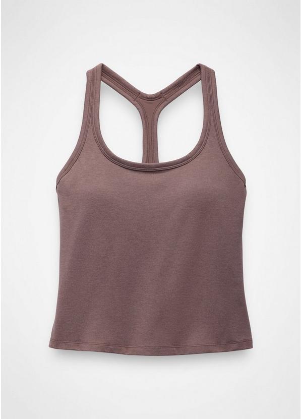 Heavana Racerback Tank, Color: Carob Heather, image 7