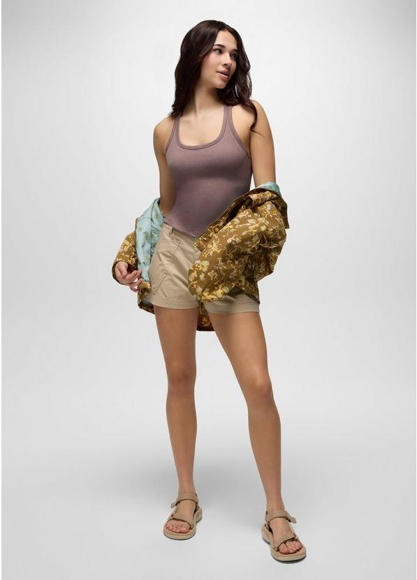 Heavana Racerback Tank, Color: Carob Heather, image 6