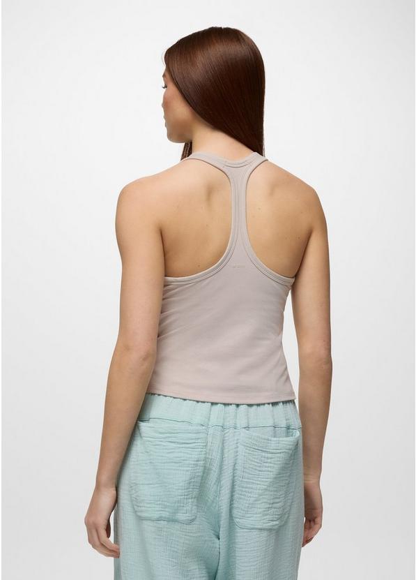 Heavana Racerback Tank, Color: Almond Heather, image 2