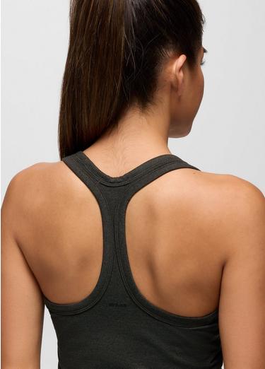Heavana Racerback Tank, Color: Nori Heather, image 6