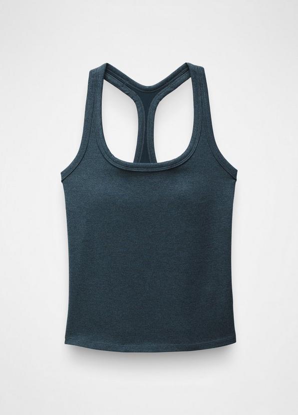 Heavana Racerback Tank, Color: Stormy Night Heather, image 7