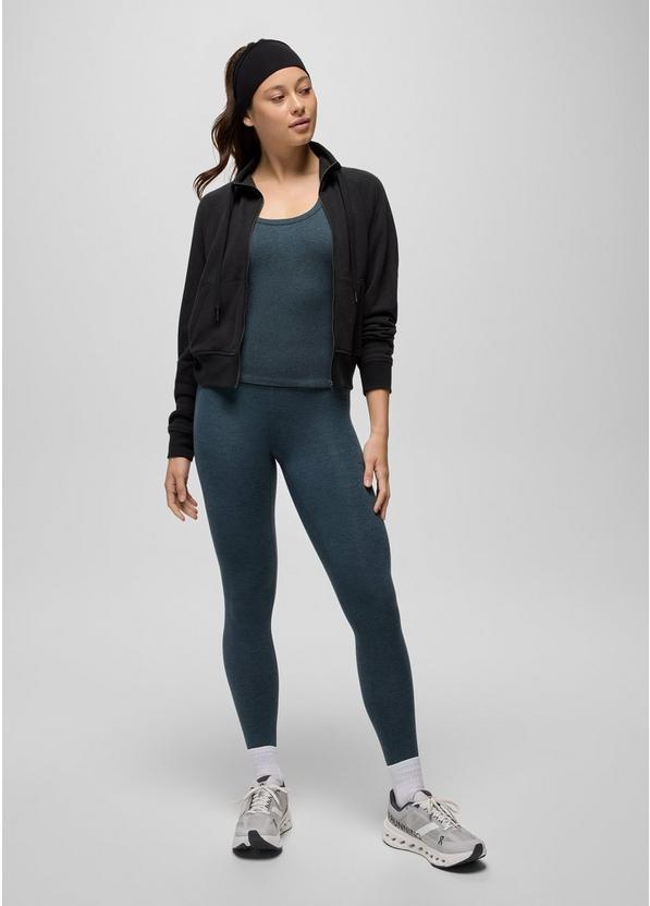 Heavana Racerback Tank, Color: Stormy Night Heather, image 6