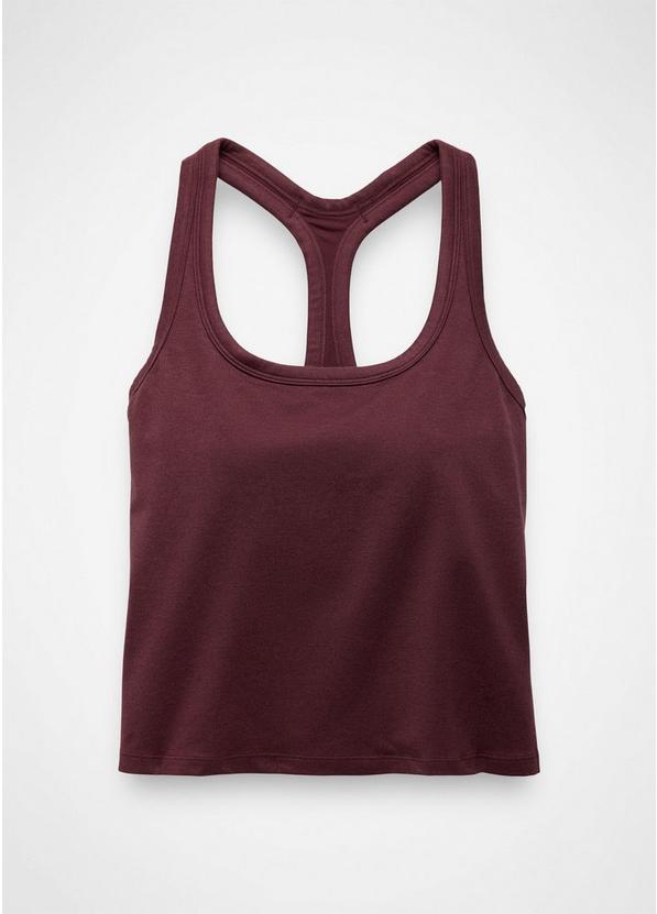 Heavana Racerback Tank, Color: Deep Vino Heather, image 5