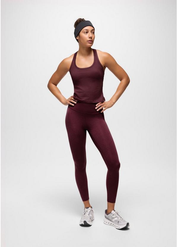 Heavana Racerback Tank, Color: Deep Vino Heather, image 6