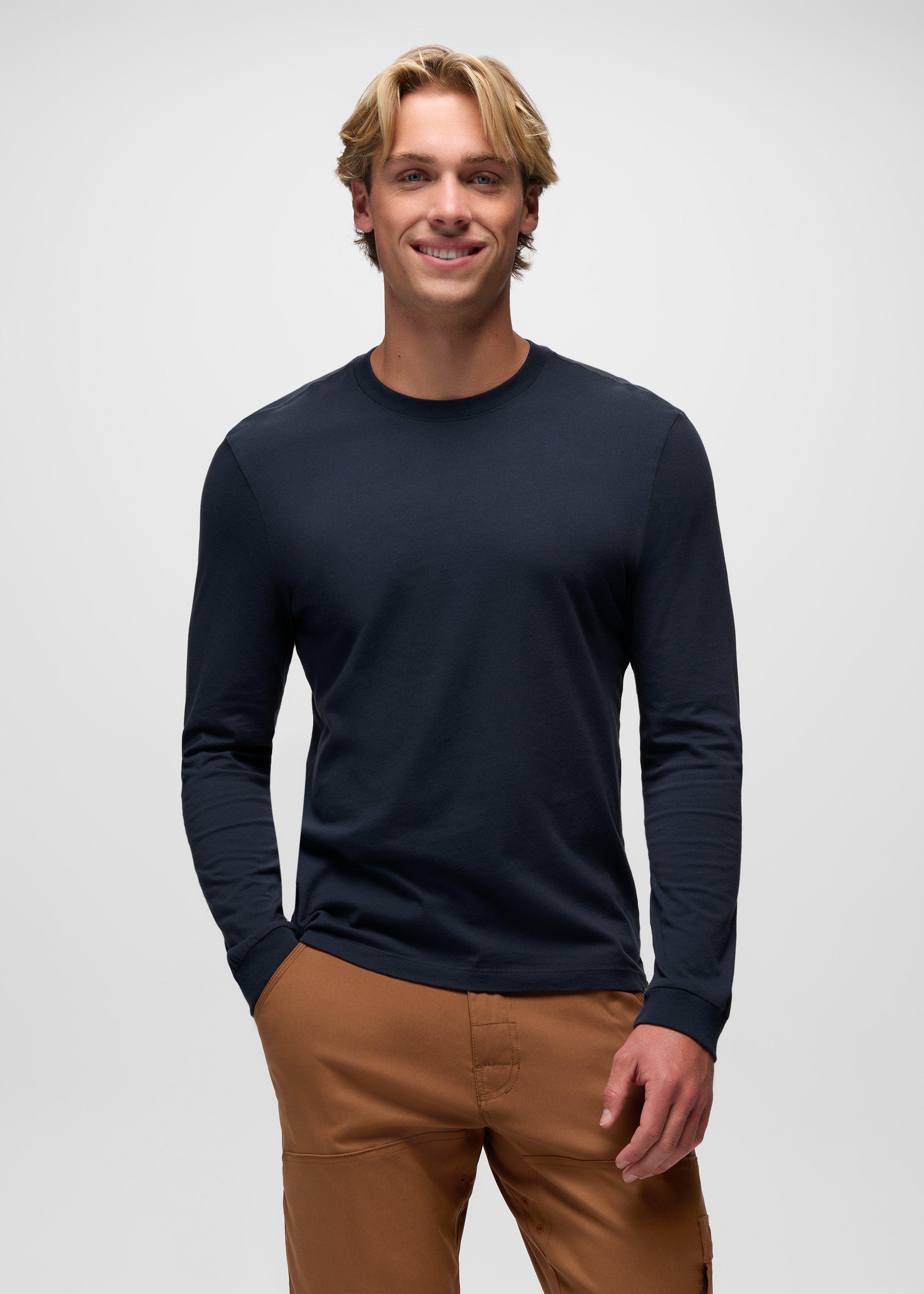 Mens prAna Everyday Long Sleeve Tee - Nautical