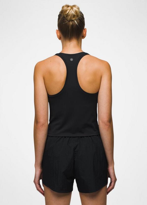 Luxara Racerback Tank, Color: Black, image 2