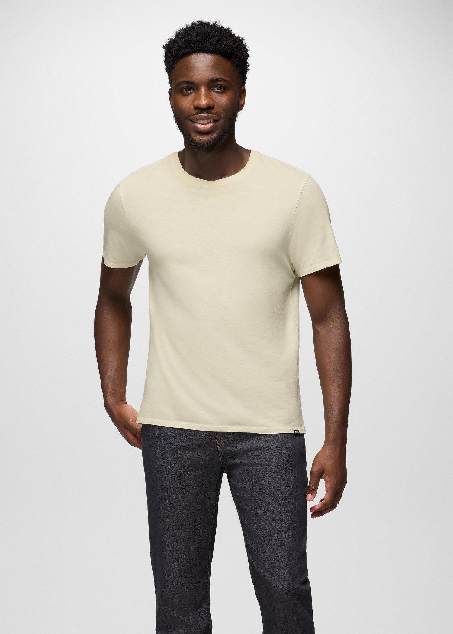Mens prAna Everyday Short Sleeve Tee - Canvas