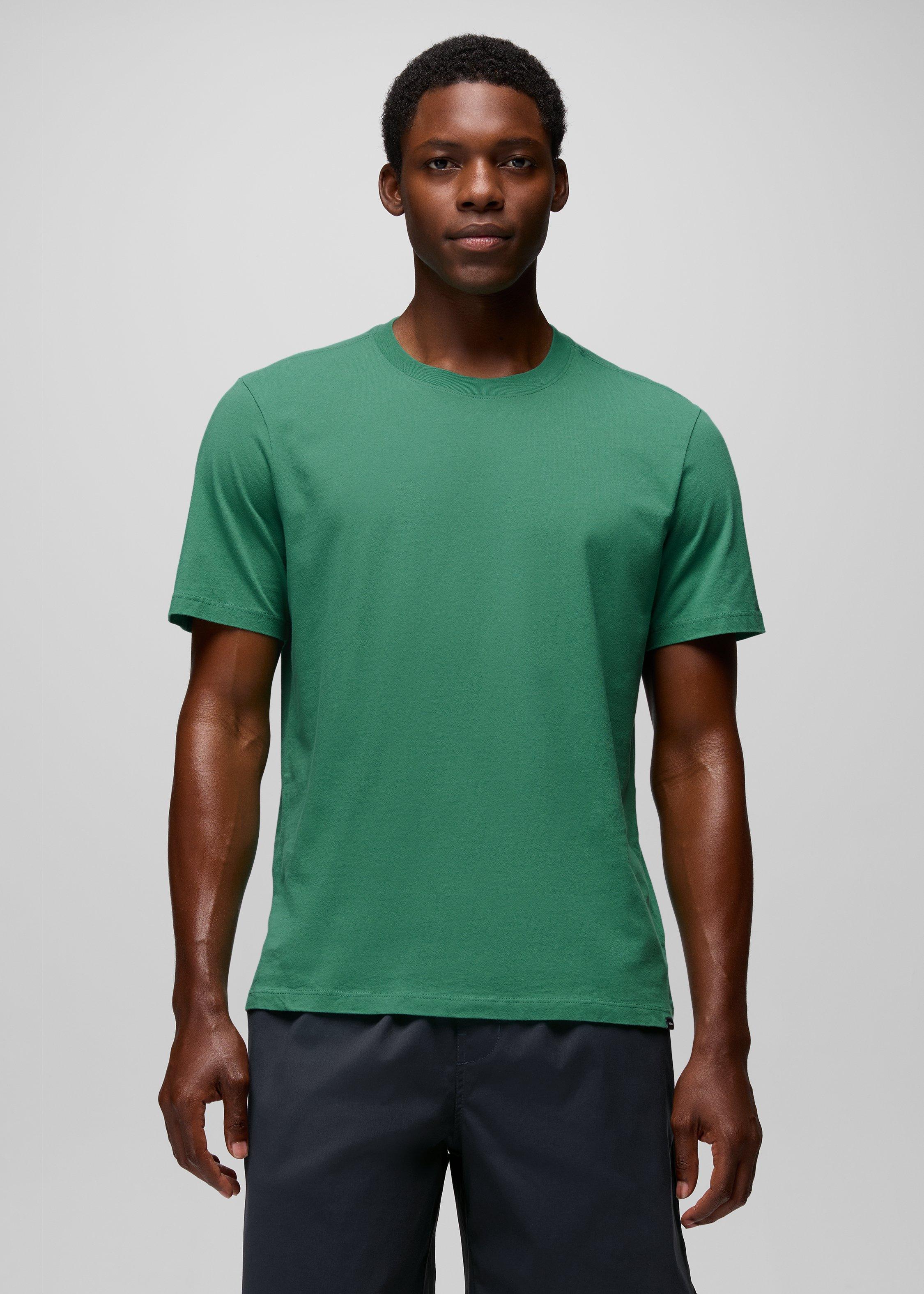 Mens prAna Everyday Short Sleeve Tee - Jade