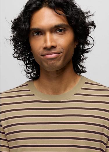 Everyday Short Sleeve Tee, Color: Jackfruit Stripe, image 23