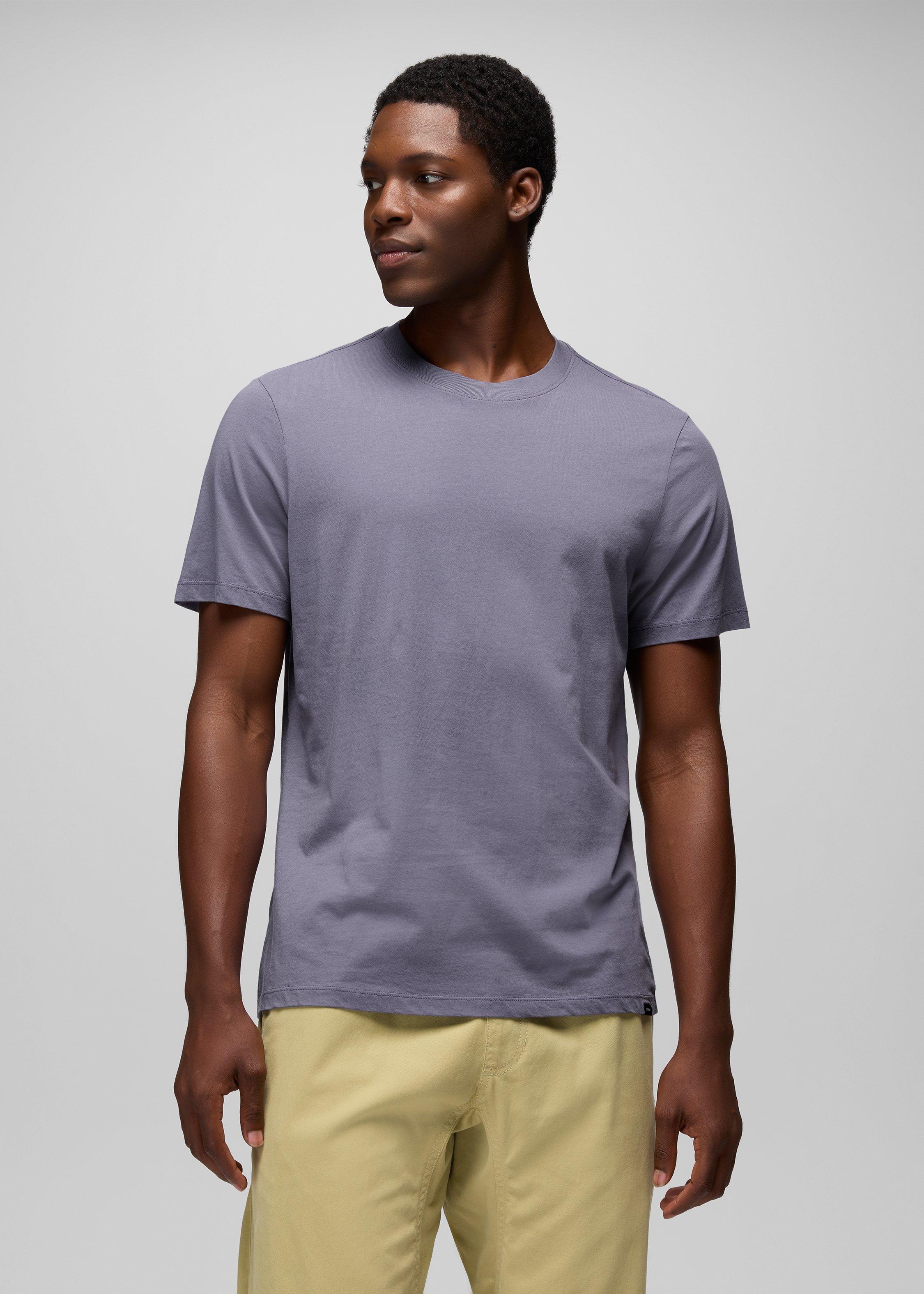 Mens prAna Everyday Short Sleeve Tee - Taro