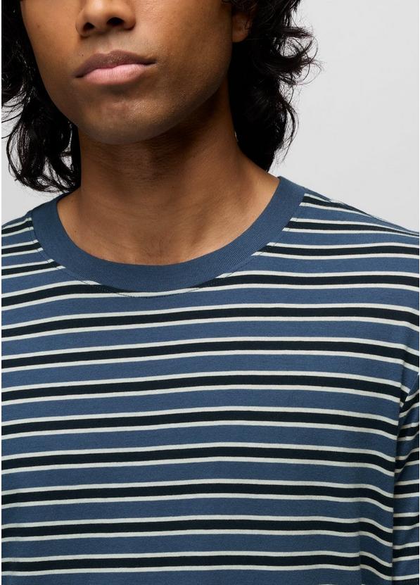 Everyday Short Sleeve Tee, Color: Bluff Blue Stripe, image 3