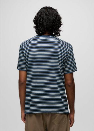 Everyday Short Sleeve Tee, Color: Bluff Blue Stripe, image 2