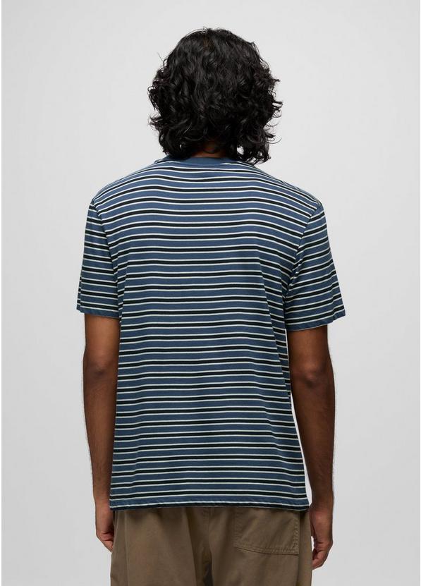 Everyday Short Sleeve Tee, Color: Bluff Blue Stripe, image 2