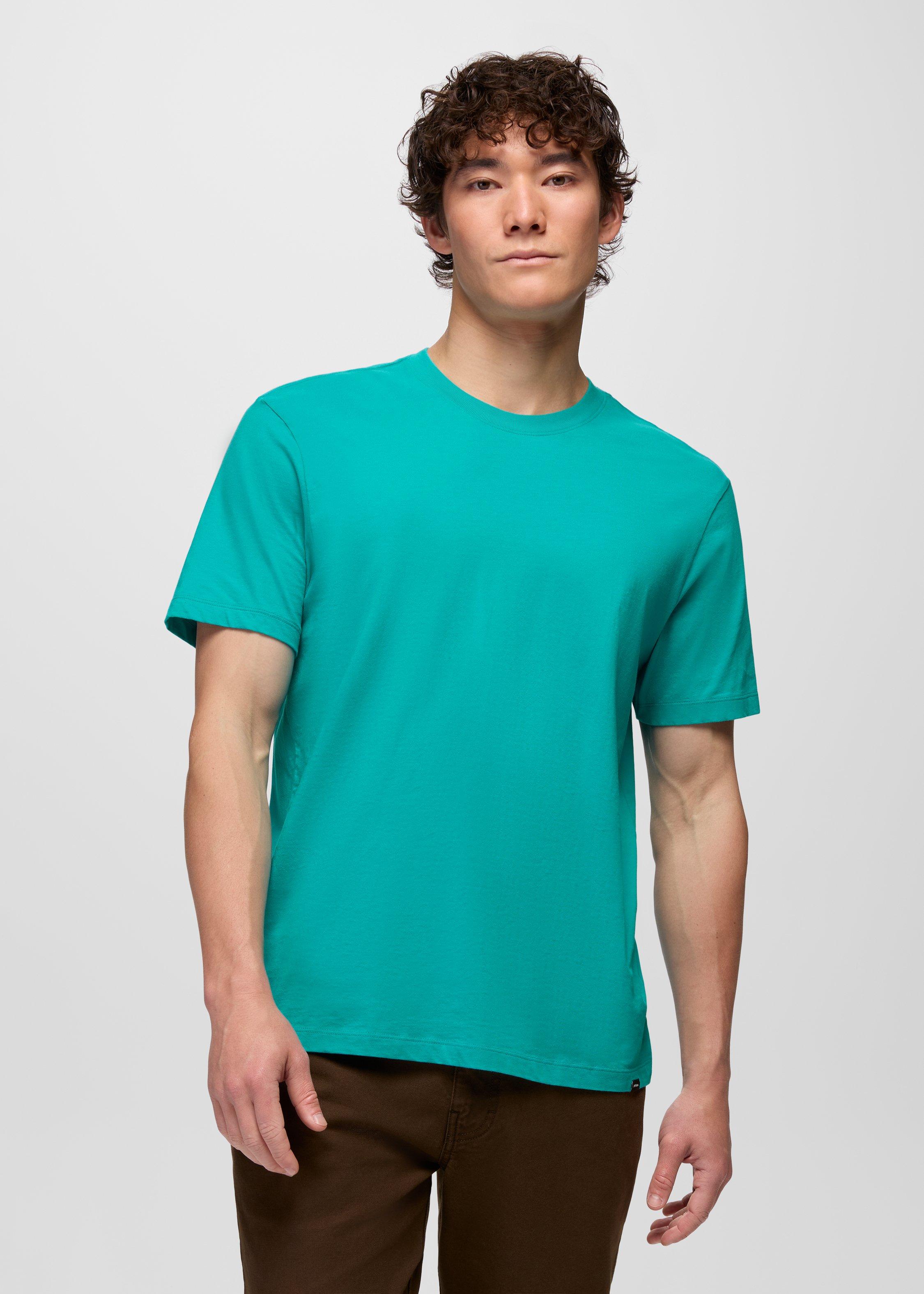 Mens prAna Everyday Short Sleeve Tee - Tidal